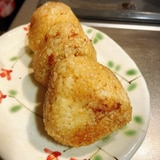 めんつゆで⁈+°主人が絶賛する焼きおにぎり°+